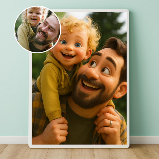 Custom Pixar Style Portrait: Personalized Family Cartoon Art